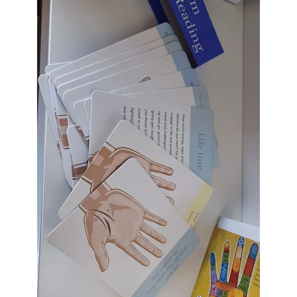 Palm Reading Cards Psychic Fortune Telling Collectible Card Set